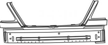 W202 ПАНЕЛЬ БАГАЖНИКА ЦЕНТРАЛ (Тайвань) TYG md20293-620-c