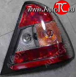 7 649 р. W202 ФОНАРЬ ЗАДН ВНЕШН Л+П (КОМПЛЕКТ) ТЮНИНГ ПРОЗРАЧ ХРУСТАЛ ТОНИР КРАСН-БЕЛ BODYPARTS md20293-743rw-n  с доставкой в г. Керчь