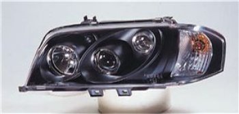 W202 ФАРА Л+П (КОМПЛЕКТ) ТЮНИНГ ЛИНЗОВАН (SONAR) ВНУТРИ ЧЕРН SONAR md20293-004b-n