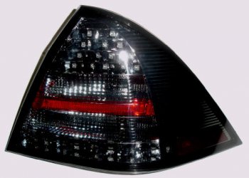 W203 ФОНАРЬ ЗАДН ВНЕШН Л+П (КОМПЛЕКТ) ТЮНИНГ С ДИОД ТОНИР (SONAR) ВНУТРИ ХРОМ SONAR md20300-741h-n