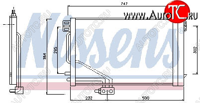 8 399 р. W203 {+W209 02-} КОНДЕНСАТОР КОНДИЦ (NISSENS) (AVA) (см.каталог) NISSENS md20300-930  с доставкой в г. Керчь