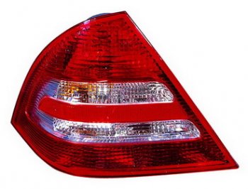 W203 ФОНАРЬ ЗАДН ВНЕШН Л+П (КОМПЛЕКТ) ТЮНИНГ С ДИОД СТОП СИГНАЛ ХРУСТАЛ (DEPO) КРАСН-БЕЛ DEPO md20304-740rw-n