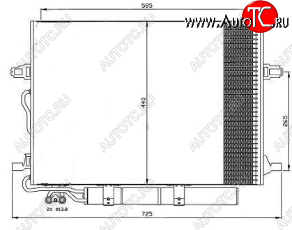 4 999 р. W211 (+W219 05-) КОНДЕНСАТОР КОНДИЦ (см.каталог) BODYPARTS md21102-931  с доставкой в г. Керчь