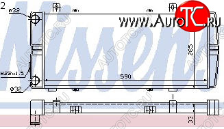 2 299 р. FELICIA РАДИАТОР ОХЛАЖДЕН MT 1.6 (см.каталог) BODYPARTS sdfel94-911  с доставкой в г. Керчь