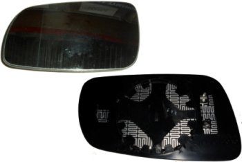 OCTAVIA {FABIA 98-05SHARAN 98-} СТЕКЛО ЗЕРКАЛА ЛЕВ С ПОДОГРЕВ (aspherical) БОЛЬШ (Тайвань) VIEWMAX sdoct96-460-l