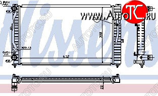 2 399 р. AUDI A4 (AI A6 97-PASSAT 96-) РАДИАТОР ОХЛАЖДЕН (см.каталог) BODYPARTS ai0a496-915  с доставкой в г. Керчь