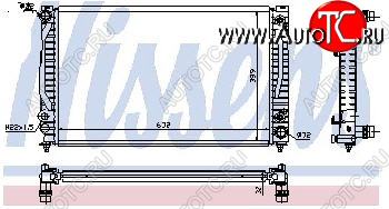 3 999 р. AUDI A4 (A6 97-PASSAT 96-) РАДИАТОР ОХЛАЖДЕН (см.каталог) BODYPARTS ai0a496-916  с доставкой в г. Керчь