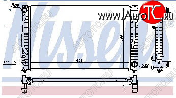 3 799 р. AUDI A4 (A6 97-04PASSAT 96-) РАДИАТОР ОХЛАЖДЕН (см.каталог) BODYPARTS ai0a496-917  с доставкой в г. Керчь
