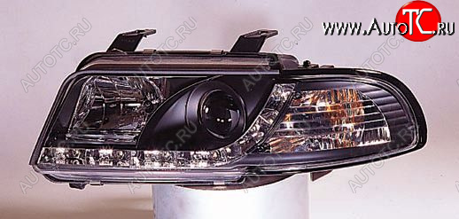 28 999 р. AUDI A4 ФАРА Л+П (КОМПЛЕКТ) ТЮНИНГ ЛИНЗОВАН (DEVIL EYES) , ЛИТОЙ УК.ПОВОР (SONAR) ВНУТРИ ЧЕРН SONAR ai0a494-007b-n  с доставкой в г. Керчь
