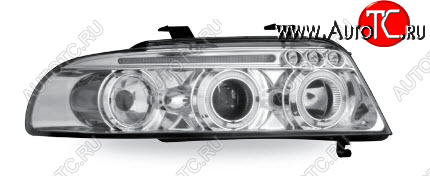 23 799 р. AUDI A4 ФАРА Л+П (КОМПЛЕКТ) ТЮНИНГ ЛИНЗОВАН С СВЕТЯЩ ОБОДК (JUNYAN) ВНУТРИ ХРОМ JUNYAN ai0a499-006h-n  с доставкой в г. Керчь