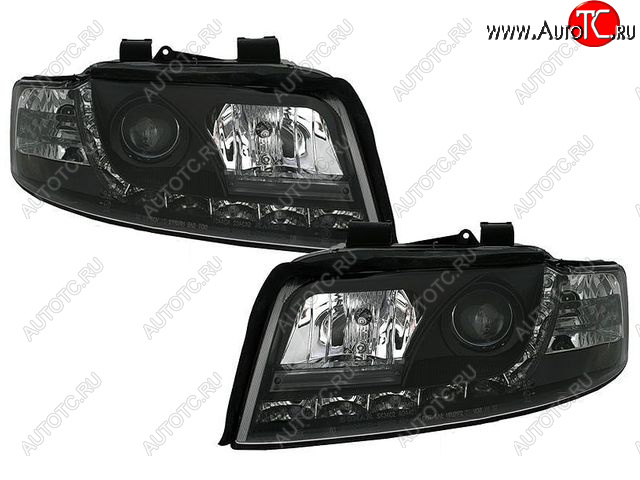 27 999 р. AUDI A4 ФАРА Л+П (КОМПЛЕКТ) ТЮНИНГ ЛИНЗОВАН (DEVIL EYES) +- ПКОРРЕКТОР (SONAR) ВНУТРИ ЧЕРН SONAR ai0a401-004b-n  с доставкой в г. Керчь