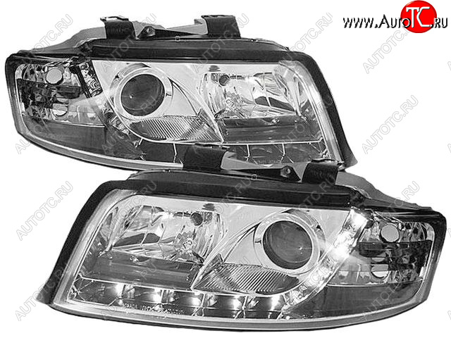 29 999 р. AUDI A4 ФАРА Л+П (КОМПЛЕКТ) ТЮНИНГ ЛИНЗОВАН (DEVIL EYES) +- ПКОРРЕКТОР (SONAR) ВНУТРИ ХРОМ SONAR ai0a401-003h-n  с доставкой в г. Керчь