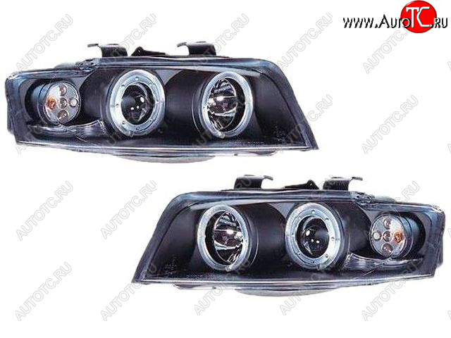 22 999 р. AUDI A4 ФАРА Л+П (КОМПЛЕКТ) ТЮНИНГ ЛИНЗОВАН С 2 СВЕТЯЩ ОБОДК (SONAR) ВНУТРИ ЧЕРН SONAR ai0a401-002b-n  с доставкой в г. Керчь