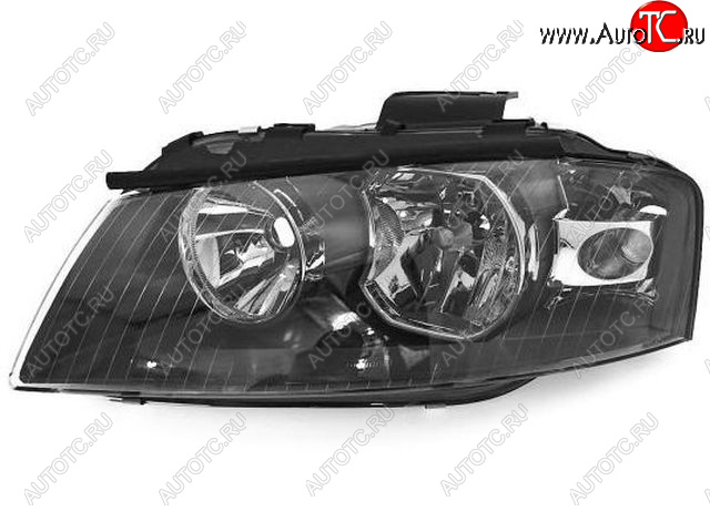 8 599 р. Левая фара (под корректор) DEPO  Audi A3  8P1 хэтчбэк 3 дв. (2003-2008) дорестайлинг, 1-ый рестайлинг  с доставкой в г. Керчь