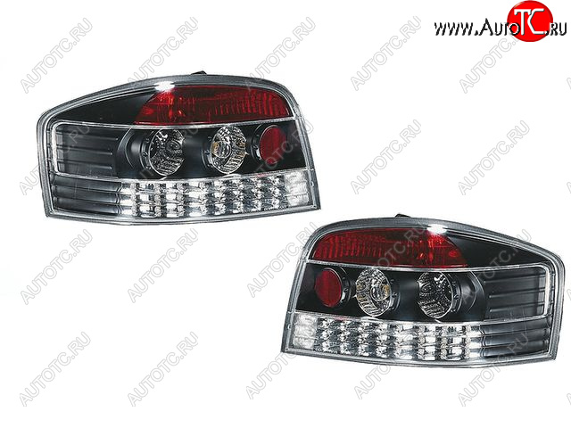 11 699 р. AUDI A3 ФОНАРЬ ЗАДН ВНЕШН Л+П (КОМПЛЕКТ) (3 дв) ТЮНИНГ (SONAR) ВНУТРИ ХРОМ-ЧЕРН SONAR ai0a304-740hb-n  с доставкой в г. Керчь