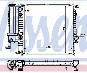 7 399 р. E36 (E30 88-91) РАДИАТОР ОХЛАЖДЕН (см.каталог) BODYPARTS bme3690-913  с доставкой в г. Керчь. Увеличить фотографию 1