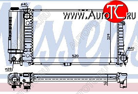 4 299 р. E34 РАДИАТОР ОХЛАЖДЕН (см.каталог) BODYPARTS bme3491-911  с доставкой в г. Керчь