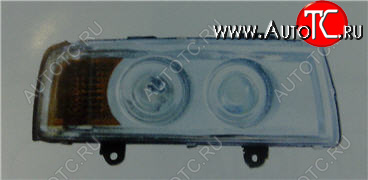 6 799 р. Правая фара (линзован) BODYPARTS  Audi 80  B3 (1986-1991) седан  с доставкой в г. Керчь