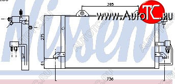 8 399 р. AUDI 80 КОНДЕНСАТОР КОНДИЦ (см.каталог) BODYPARTS ai08092-931  с доставкой в г. Керчь