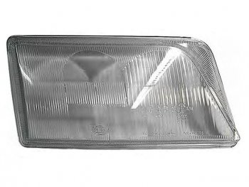 Правое стекло передней фары (пр-во Китай) BODYPARTS Audi 100 С4 седан (1990-1995) (ребристое)
