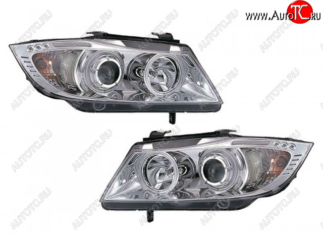 33 999 р. E90 ФАРА Л+П (КОМПЛЕКТ) ТЮНИНГ ЛИНЗОВАН С 2 CCFL СВЕТЯЩ ОБОДК С РЕГ.МОТОР (EAGLE EYES) ВНУТРИ ХРОМ EAGLE EYES bme9004-006h-n  с доставкой в г. Керчь