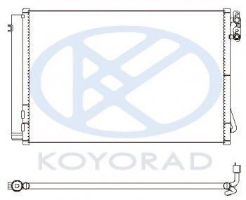 5 549 р. E90 КОНДЕНСАТОР КОНДИЦ (KOYO) KOYORAD bme9004-932  с доставкой в г. Керчь. Увеличить фотографию 1