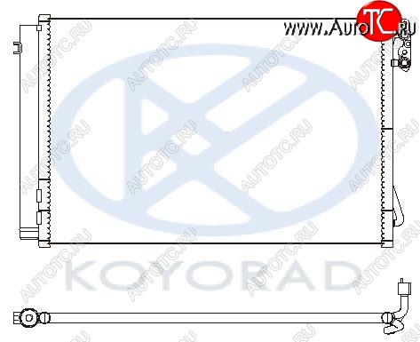 5 549 р. E90 КОНДЕНСАТОР КОНДИЦ (KOYO) KOYORAD bme9004-932  с доставкой в г. Керчь