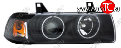 21 699 р. E36 ФАРА +УКАЗ.ПОВОРОТА Л+П (КОМПЛЕКТ) ТЮНИНГ (СЕДАН) (compact) С 2 СВЕТЯЩ ОБОДК ПКОРРЕКТОР , ЛИТОЙ УК.ПОВОР (EAGLE EYES) ВНУТРИ ЧЕРН EAGLE EYES bme3691-014b-n  с доставкой в г. Керчь