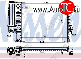 6 799 р. E39 95-98 РАДИАТОР ОХЛАЖДЕН (см.каталог) BODYPARTS bme3995-911  с доставкой в г. Керчь