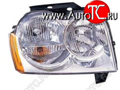 11 349 р. Правая фара DEPO Jeep Grand Cherokee WK (2004-2010)  с доставкой в г. Керчь