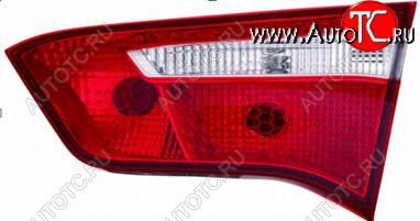 2 989 р. Левый фонарь (внутренний) DEPO  KIA Rio  3 QB (2011-2015) дорестайлинг седан  с доставкой в г. Керчь