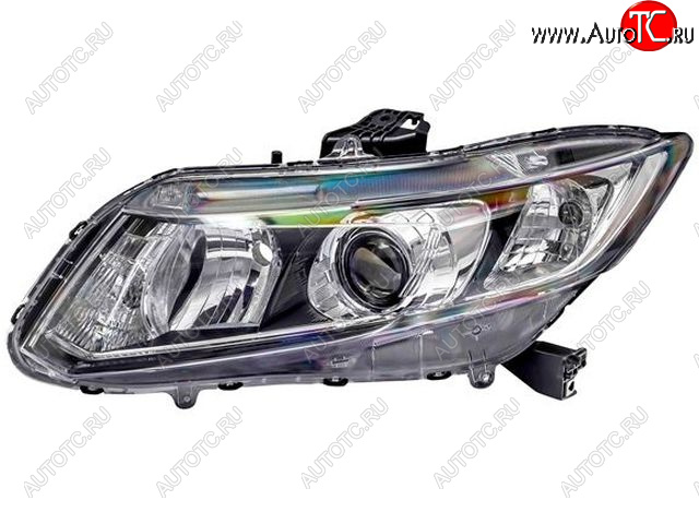 0 р. Левая фара (под корректор) DEPO  Honda Civic  FB (2011-2016) седан  с доставкой в г. Керчь