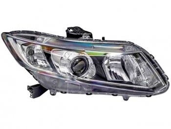 Правая фара (линзован, под корректор) DEPO Honda Civic  FB (2011-2016) седан