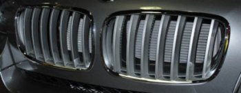 X6 РЕШЕТКА РАДИАТОРА Л+П (КОМПЛЕКТ) ХРОМ-СЕР BODYPARTS bm0x608-100hg-n