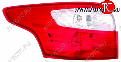 6 749 р. Левый фонарь DEPO  Ford Focus  3 (2010-2015) универсал дорестайлинг  с доставкой в г. Керчь