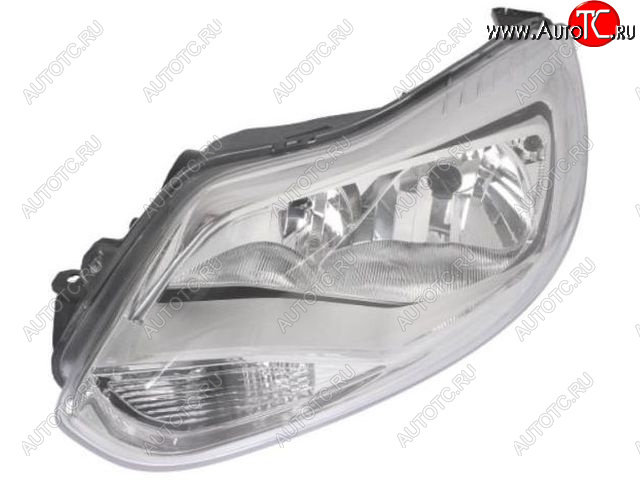 9 549 р. Левая фара (c электрокорректором) DEPO  Ford Focus  3 (2011-2015) седан дорестайлинг  с доставкой в г. Керчь