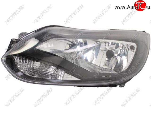 8 699 р. Левая фара (c электрокорректором) DEPO  Ford Focus  3 (2011-2015) седан дорестайлинг  с доставкой в г. Керчь