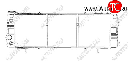 16 949 р. CHEROKEE РАДИАТОР ОХЛАЖДЕН AT 4 (3 ряд) BODYPARTS jpche91-910  с доставкой в г. Керчь