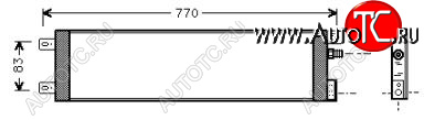 2 169 р. CARAVAN (VOYAGER) КОНДЕНСАТОР КОНДИЦ BODYPARTS plcar96-930  с доставкой в г. Керчь