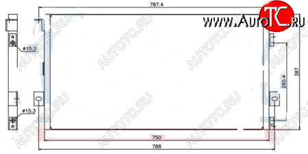 3 399 р. CARAVAN (VOYAGER) КОНДЕНСАТОР КОНДИЦ BODYPARTS plcar96-932  с доставкой в г. Керчь
