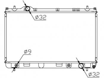 6 649 р. NEON (3-х ступенчатая) РАДИАТОР ОХЛАЖДЕН AT BODYPARTS crneo00-910  с доставкой в г. Керчь. Увеличить фотографию 1