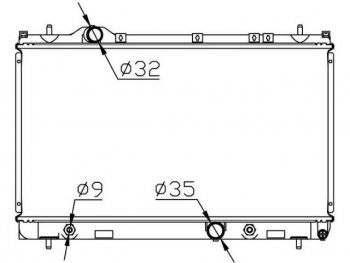 NEON (4-х ступенчатая) РАДИАТОР ОХЛАЖДЕН AT BODYPARTS crneo00-911