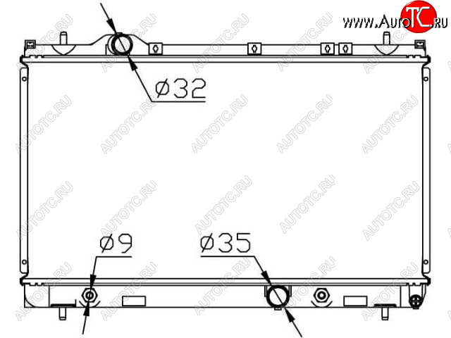 9 899 р. NEON (4-х ступенчатая) РАДИАТОР ОХЛАЖДЕН AT BODYPARTS crneo00-911  с доставкой в г. Керчь