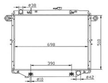 LANDCRUISER (1HDFTE) РАДИАТОР ОХЛАЖДЕН AT 4.2 (дизель) BODYPARTS tylan98-912