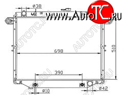 13 499 р. LANDCRUISER (1HDFTE) РАДИАТОР ОХЛАЖДЕН AT 4.2 (дизель) BODYPARTS tylan98-912  с доставкой в г. Керчь