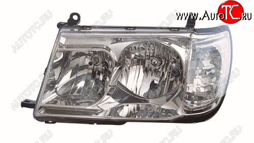 23 549 р. LANDCRUISER ФАРА Л+П (КОМПЛЕКТ) ТЮНИНГ ПРОЗРАЧ С ЛИТОЙ УК.ПОВОР (DEPO) DEPO tylan98-003-n  с доставкой в г. Керчь