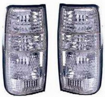 LANDCRUISER ФОНАРЬ ЗАДН ВНЕШН Л+П (КОМПЛЕКТ) ТЮНИНГ ПРОЗРАЧ (DEPO) БЕЛ DEPO tylan90-740w-n