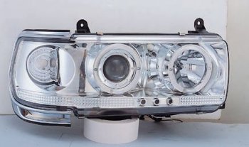 LANDCRUISER ФАРА Л+П (КОМПЛЕКТ) ТЮНИНГ ПРОЗРАЧ С 2 СВЕТЯЩ ОБОДК , ЛИТОЙ УК.ПОВОР (SONAR) ЧЕРН МОЛДИНГ ВНУТРИ ХРОМ SONAR tylan90-003h-n