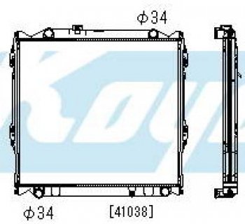 PRADO {5VZFE+4 RUNNER 95-00} РАДИАТОР ОХЛАЖДЕН MT 3.4 (KOYO) KOYORAD typrd96-910