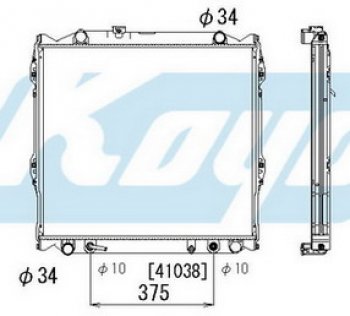 PRADO (5VZFE+4 RUNNER 95-02) РАДИАТОР ОХЛАЖДЕН AT 3.4 BODYPARTS typrd96-913